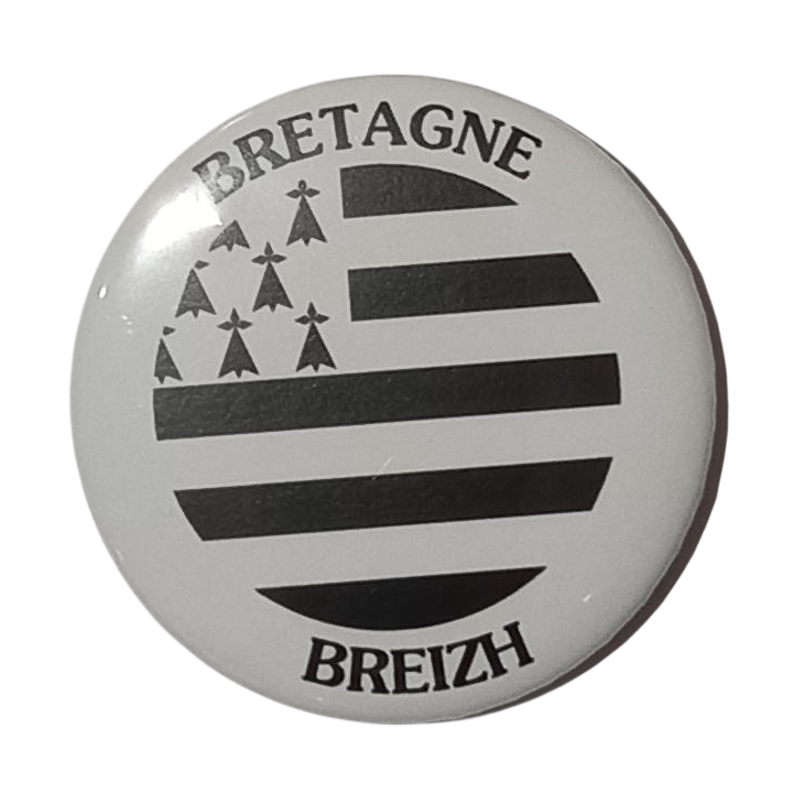 Magnet Bretagne made in Breizh avec drapeau breton Gwenn Ha Du