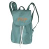 Mini sac à dos vert personnalisé avec un prénom brodé Diego