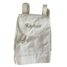 Mini sac à dos naturel personnalisé avec prénom brodé Raphaël