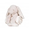 Peluche lapin avec couverture à personnaliser