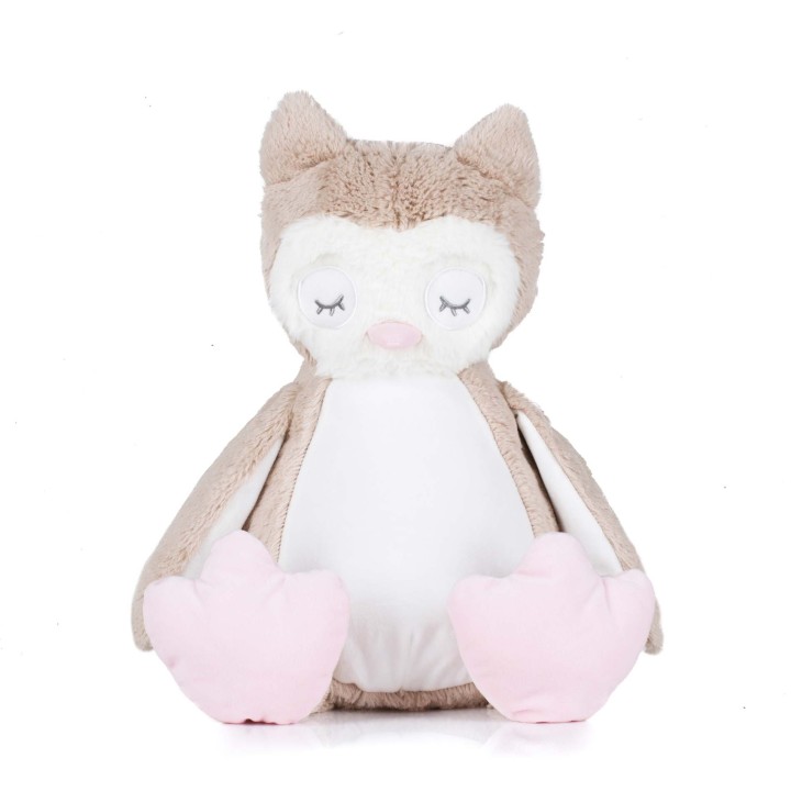 Peluche chouette à personnaliser