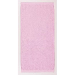 Drap de bain rose personnalisé
