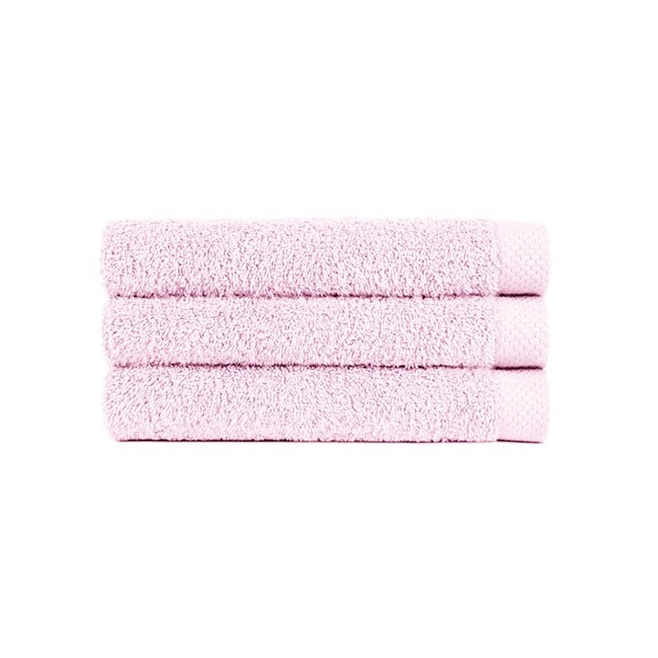 Drap de bain rose personnalisé