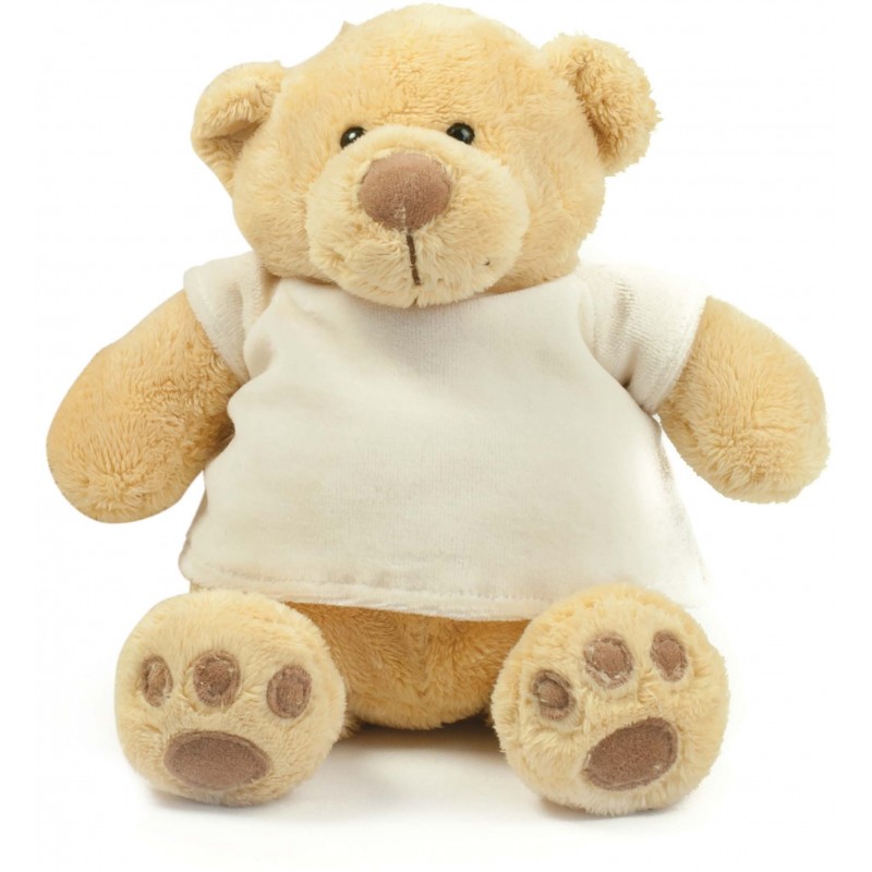 Peluche ours avec tee-shirt à personnaliser Peluche ours avec tee-shirt à personnaliser