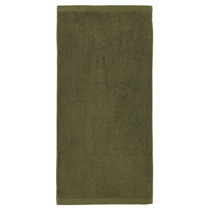 Drap de bain kaki personnalisé