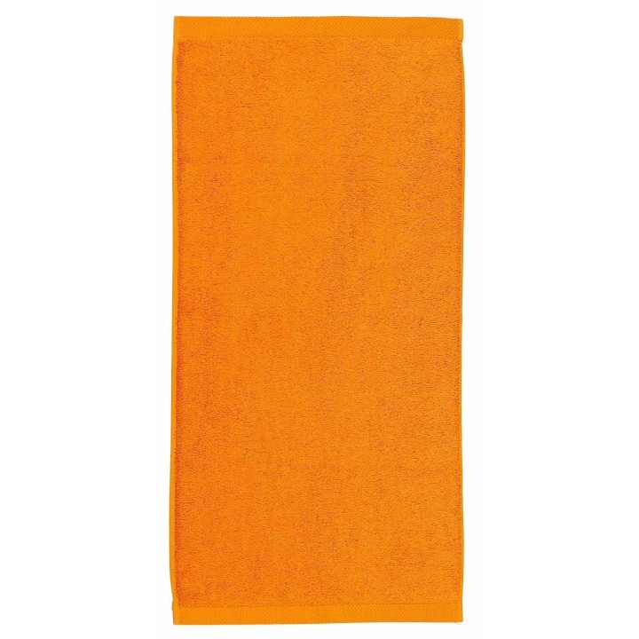 Drap de bain orange à personnaliser