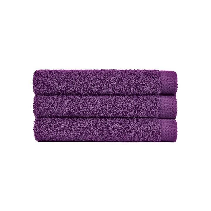Drap de bain violet personnalisé