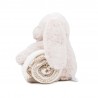 Peluche Lapin avec Couverture Personnalisée et Brodée Prénom