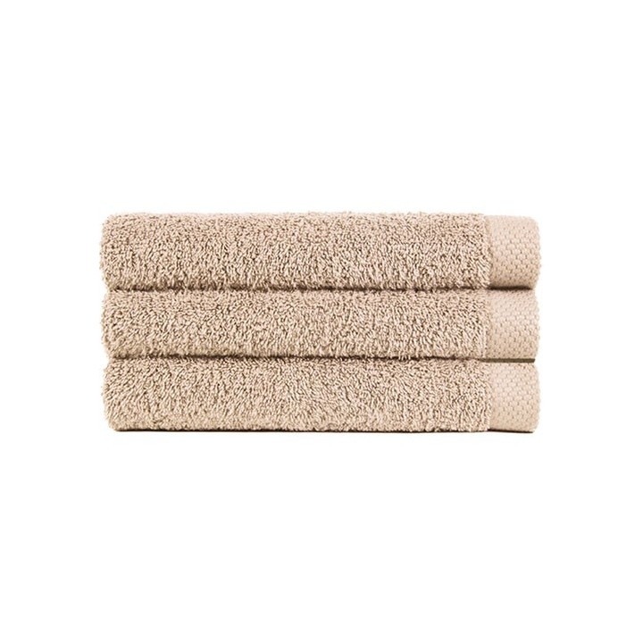 Drap de bain beige personnalisé