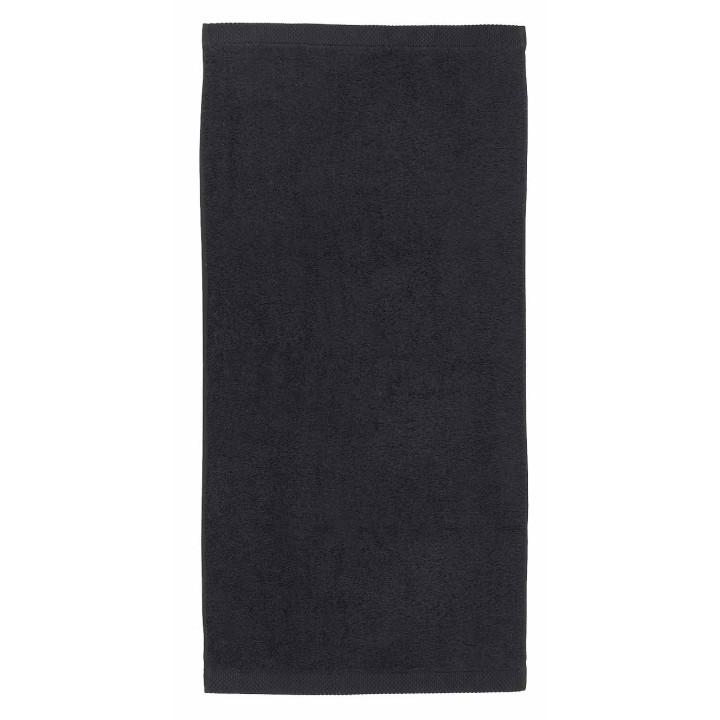 Drap de bain noir à personnaliser