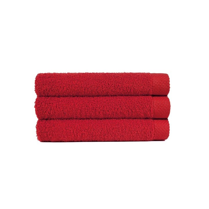 Serviette de Bain Rouge Personnalisée, Réveillez la Passion !