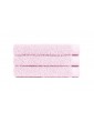 Lot de 3 serviettes de bain rose à personnaliser