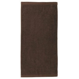 Serviette marron à personnaliser