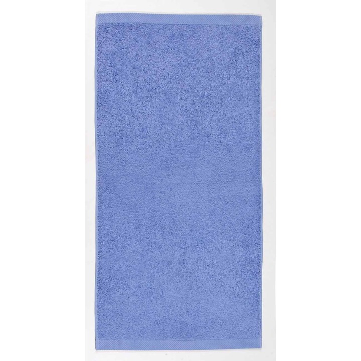 Serviette de bain bleu azur à personnaliser