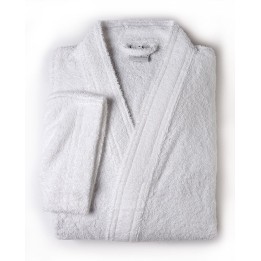 Peignoir kimono blanc personnalisé