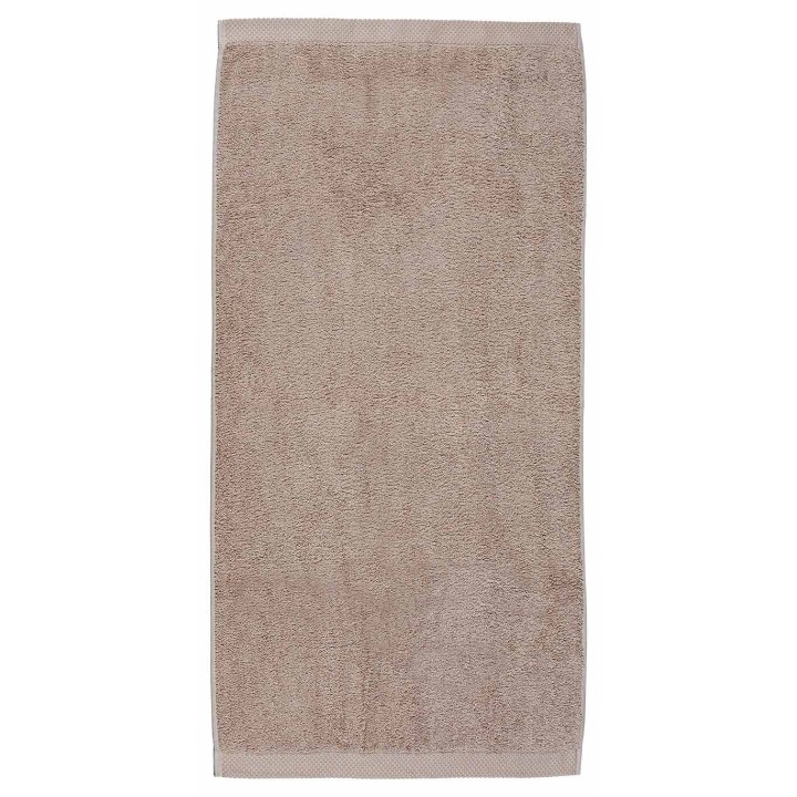 Maxi drap de bain taupe personnalisé