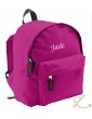 Sac à dos fushia personnalisé prénom Jade