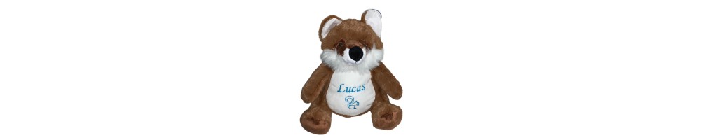 Peluche Personnalisée Prénom Brodé | Cadeau Naissance Unique