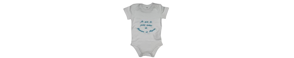 Cadeau de Naissance Personnalisé : Body & Bavoir