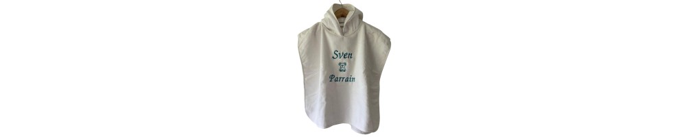 Poncho de Bain, Cape de Bain pour bébé, enfant et adulte
